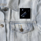 Kunstenaars bedenken Spitzer Vierkante Button 5,1 Cm (In situ)