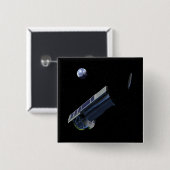 Kunstenaars bedenken Spitzer Vierkante Button 5,1 Cm (Voorkant /achterkant)