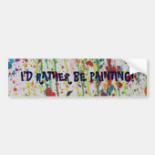 Kunstenaars Bumpersticker (Voorkant)