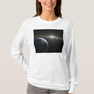 Kunstenaars concept van een astroïde gordel Foto T-shirt