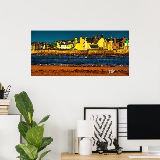 Kunstenaars denken dat Elie Fife Schotland Poster (Thuiskantoor)