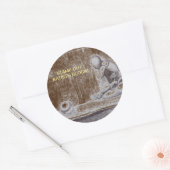 Kunstenaars en creatieve mensen dromen van het blo ronde sticker (Envelop)