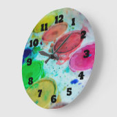 Kunstenaars met meerkleurige Waterverf verf palet Grote Klok (Hoek)