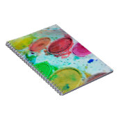 Kunstenaars met meerkleurige Waterverf verf palet Notitieboek (Rechterzijde)