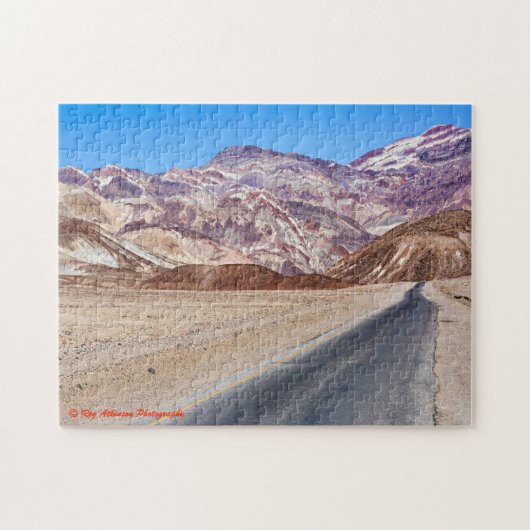 Kunstenaars rijden door Death Valley Legpuzzel (Horizontaal)