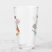 Kunstenaars schilderen water glas (Rechts)