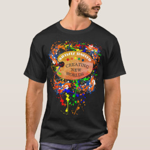 Kunstenaars Verenigd schilderpalet T-shirt