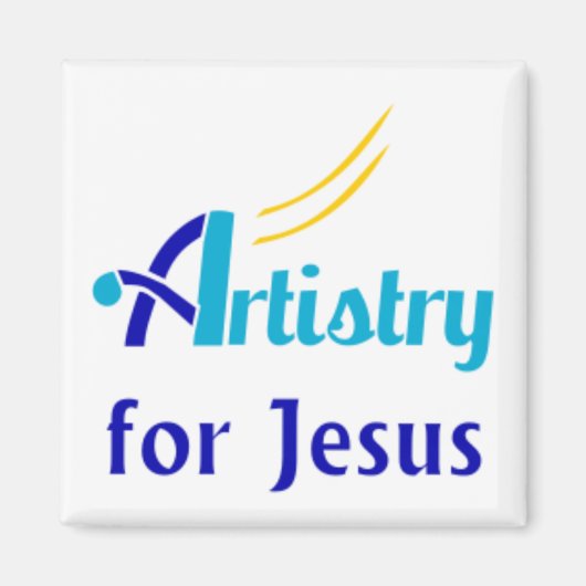Kunstenaarschap voor Jesus Magnet (Voorkant)