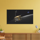 Kunstenaarsconcept van de Maanverkenning Orbi 4 Canvas Afdruk (Insitu (Woonkamer))