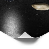 Kunstenaarsconcept van het Dawn spacecraft in orbi Foto Afdruk (Hoek)