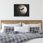 Kunstenaarsconcept van het Juno-ruimtevaartuig Canvas Afdruk (Insitu (Slaapkamer))