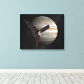 Kunstenaarsconcept van het Juno-ruimtevaartuig Canvas Afdruk (Insitu (Houten vloer))