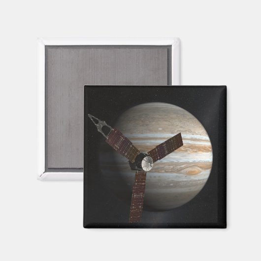 Kunstenaarsconcept van het Juno-ruimtevaartuig Magneet (Voorkant / Achterkant)