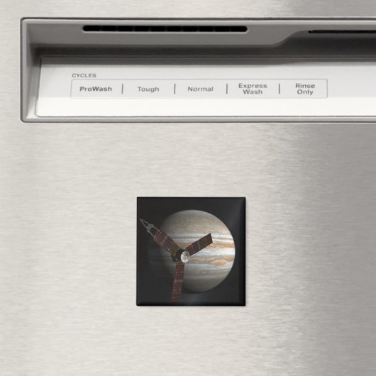 Kunstenaarsconcept van het Juno-ruimtevaartuig Magneet (Insitu (Vaatwasser))