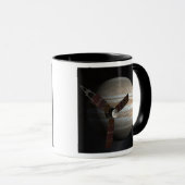 Kunstenaarsconcept van het Juno-ruimtevaartuig Mok (Voorkant rechts)