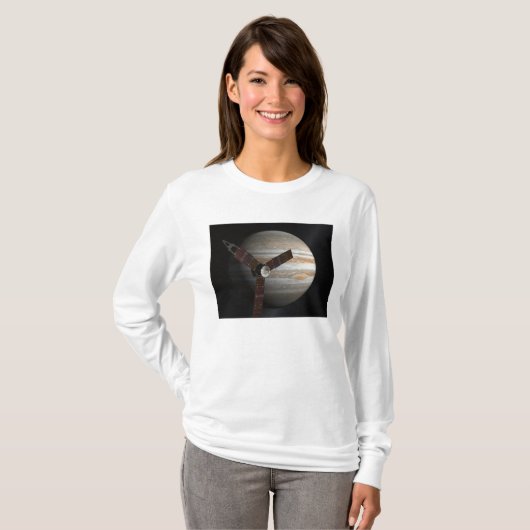 Kunstenaarsconcept van het Juno-ruimtevaartuig T-shirt (Voorkant volledig)
