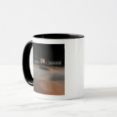 Kunstenaarsconcept van het Mars Express-ruimtevaar Mok (Voorkant links)