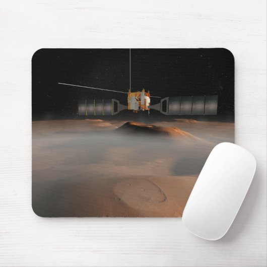 Kunstenaarsconcept van het Mars Express-ruimtevaar Muismat (Met muis)