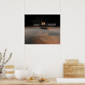 Kunstenaarsconcept van het Mars Express-ruimtevaar Poster (Keuken)