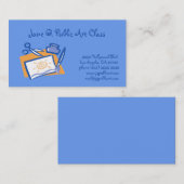 Kunstenaarsdocent kunstklas visitekaartje (Voorkant / Achterkant)