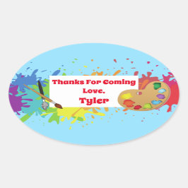 Kunstenaarsfeest Dank u Sticker