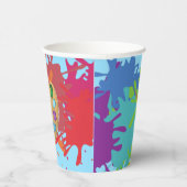Kunstenaarsfeest gepersonaliseerd papieren bekers (Rechts)