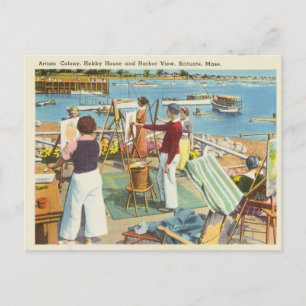 Kunstenaarskolonie Haven Uitzicht Scituate MA uit Briefkaart