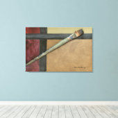 Kunstenaarskwast Canvas Afdruk (Insitu (Houten vloer))