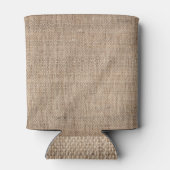 Kunstenaarslinnen canvas: grove textuur blikjeskoeler (Achterkant)