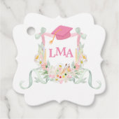 Kunstenaarsmonogram Afstuderen Bedankjes Labels (Voorkant)