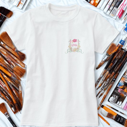 Kunstenaarsmonogram Afstuderen T-shirt