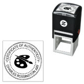 Kunstenaarspalet Certificaat van Echtheid #2 Zelfinktende Stempel (In situ)