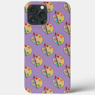 Kunstenaarspalet met verfkwast Case-Mate iPhone case