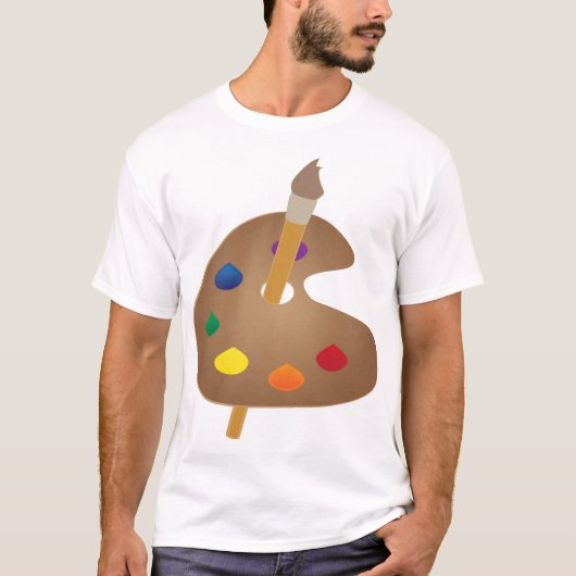 Kunstenaarspalet T-shirt (Voorkant)