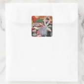 Kunstenaarspalet Vierkante Sticker (Tas)