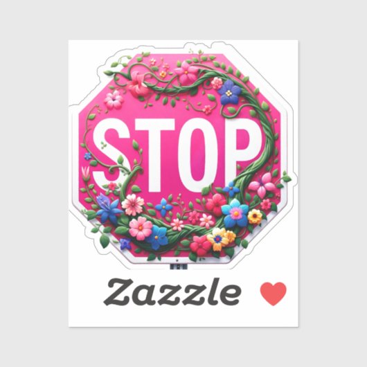 Kunstenaarstopteken Sticker (Vel)