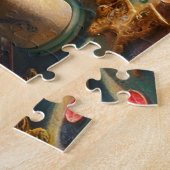 Kunstenaarstudio aan zee door de Oceaan Legpuzzel (Zijkant)