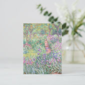 Kunstenaarstuin in Giverny 1900 Claude Monet Beroe Briefkaart (Staand voorkant)