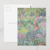 Kunstenaarstuin in Giverny 1900 Claude Monet Beroe Briefkaart (Voorkant / Achterkant)