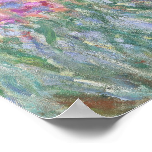 Kunstenaarstuin in Giverny 1900 Claude Monet Beroe Poster (Hoek)