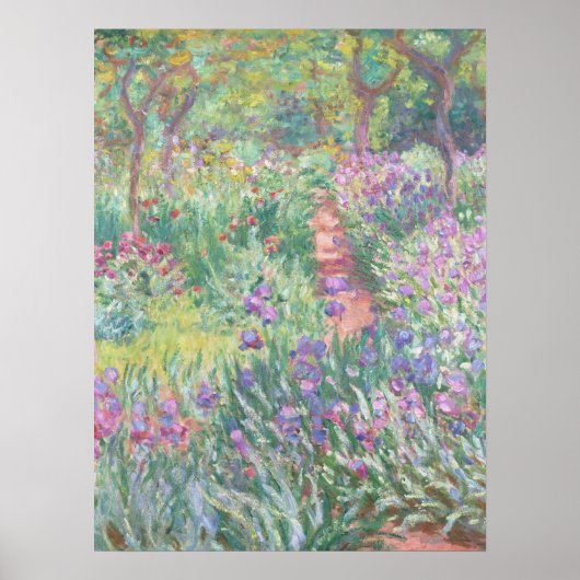 Kunstenaarstuin in Giverny 1900 Claude Monet Beroe Poster (Voorkant)