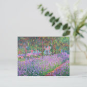 Kunstenaarstuin in Giverny door Claude Monet Briefkaart (Staand voorkant)