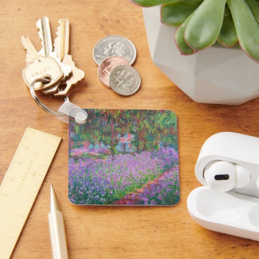 Kunstenaarstuin in Giverny door Claude Monet Sleutelhanger (Bureau)