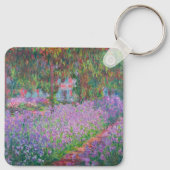 Kunstenaarstuin in Giverny door Claude Monet Sleutelhanger (Achterkant)