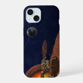 Kunstenaarsuitvoering van de Insight Lander. iPhone 15 Case (Achterkant)