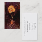 Kunstenares Diego Rivera portret geschilderd door  Visitekaartje (Voorkant / Achterkant)