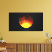 Kunstenbegrip van Kepler-10b Canvas Afdruk (Insitu (Woonkamer))
