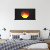 Kunstenbegrip van Kepler-10b Canvas Afdruk (Insitu (Slaapkamer))