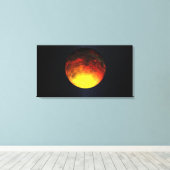 Kunstenbegrip van Kepler-10b Canvas Afdruk (Insitu (Houten vloer))