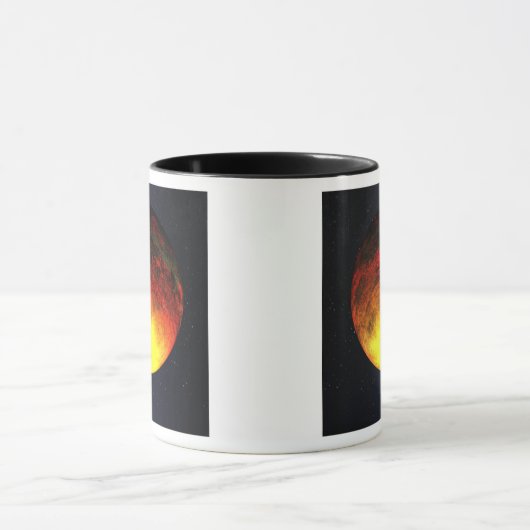 Kunstenbegrip van Kepler-10b Mok (Midden)